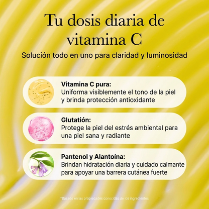 Suero Potenciador de Vitamina C Arencia